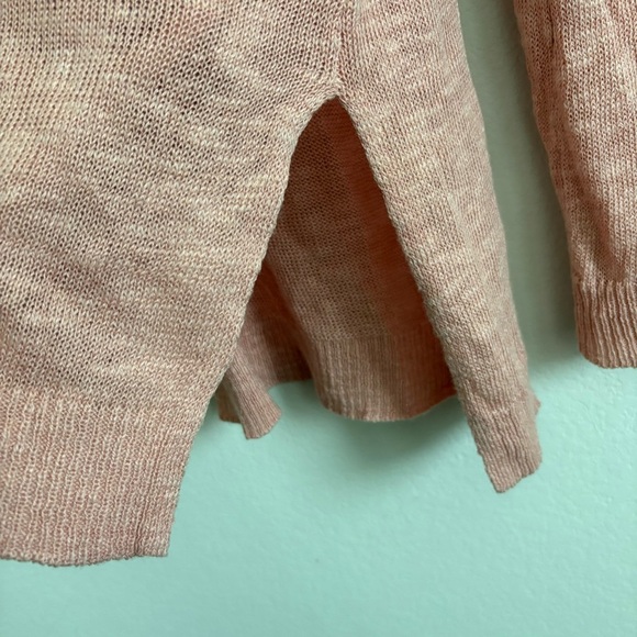 Michael Stars Pink Cold Shoulder Sweater - size Xs - Picture 5 of 7